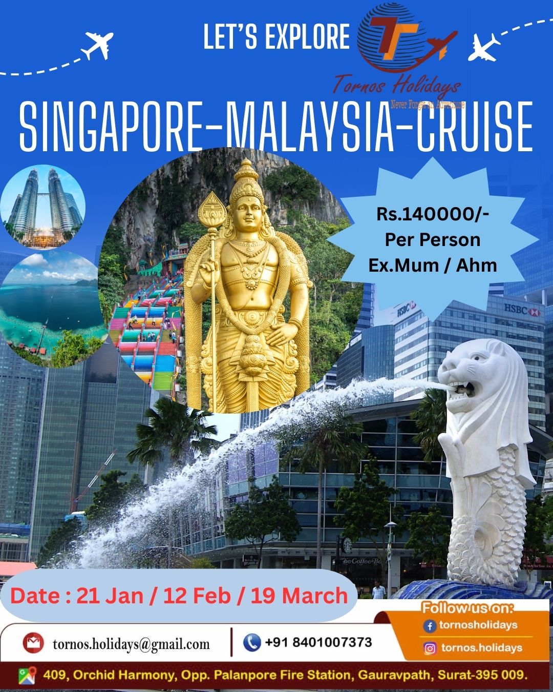 Tornos Holidays surat